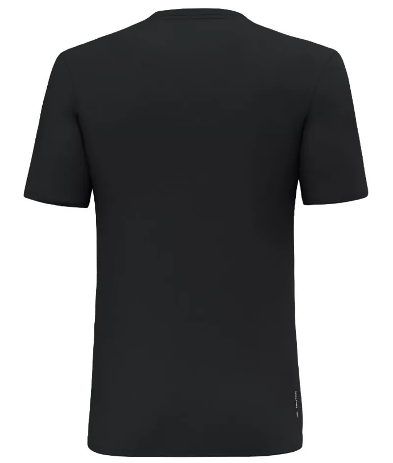 Salewa Men's Pure Box Dryton T-Shirt in Black Out-1
